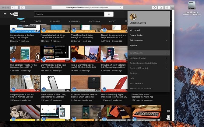 Cách bật chế độ màu tối của YouTube trên các thiết bị iOS - Ảnh 6