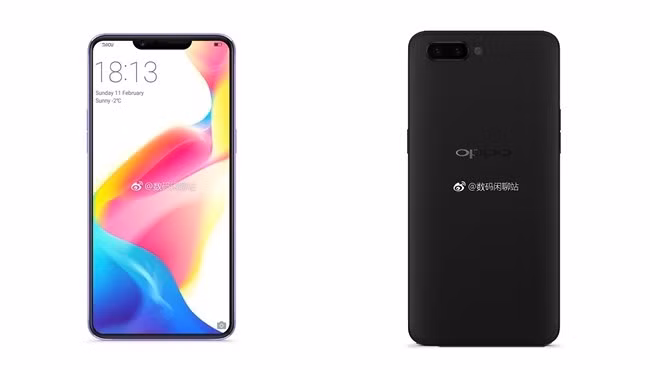 Xuất hiện hình ảnh OPPO R15 có màn hình 'tai thỏ' giống iPhone X - Ảnh 2