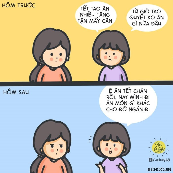 Muôn kiểu sáng tác tranh chủ đề... hết Tết của cư dân mạng - Ảnh 6