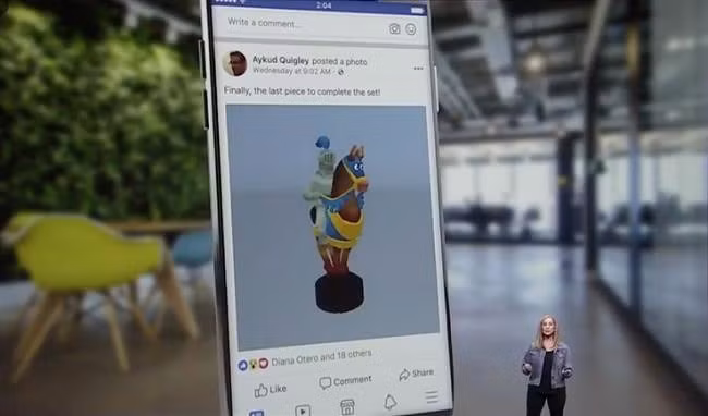 Facebook nâng cấp News Feed cho phép đăng tải các hình ảnh 3D, thực tế ảo VR và AR - Ảnh 1