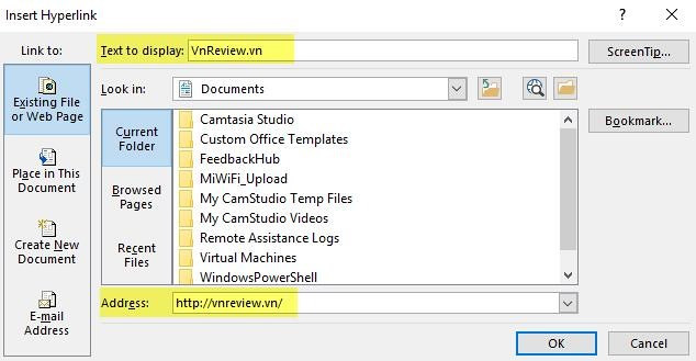 Hướng dẫn tạo gợi ý xuất hiện khi rê chuột lên một siêu liên kết trên Microsoft Excel - Ảnh 3