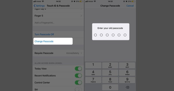 Hướng dẫn chuyển mật mã passcode iPhone 6 số về 4 số - Ảnh 3