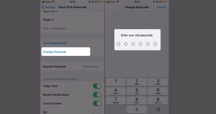 Hướng dẫn chuyển mật mã passcode iPhone 6 số về 4 số - Ảnh 3