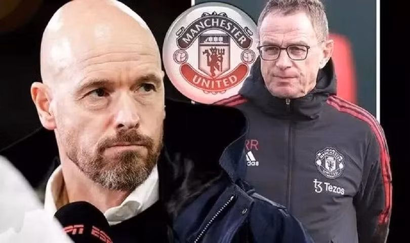 HLV Erik ten Hag đã ngồi vào ghế nóng tại MU và Ralf Rangnick cũng chấm dứt luôn vai trò cố vấn. Ảnh CNN