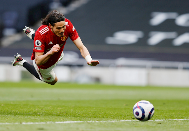 Tiền đạo Edinson Cavani có thể ra sân ngay từ đầu. Ảnh MUFC