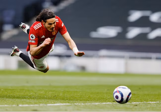 Tiền đạo Edinson Cavani có thể ra sân ngay từ đầu. Ảnh MUFC