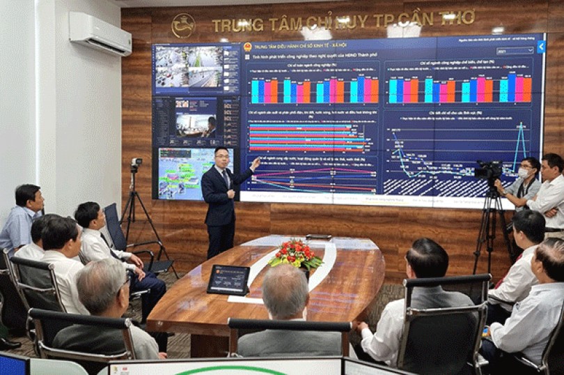 Trung tâm giám sát điều hành đô thị thông minh TP Cần Thơ được triển khai thí điểm. Trung tâm giám sát điều hành đô thị thông minh TP Cần Thơ được triển khai thí điểm.