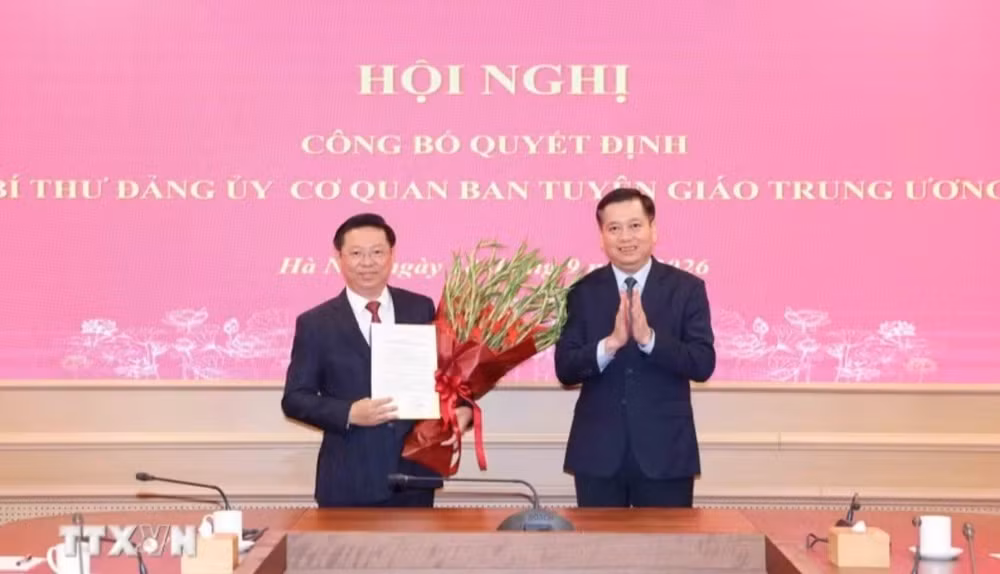 Ông Trần Thanh Lâm giữ chức Bí thư Đảng ủy cơ quan Ban Tuyên giáo Trung ương