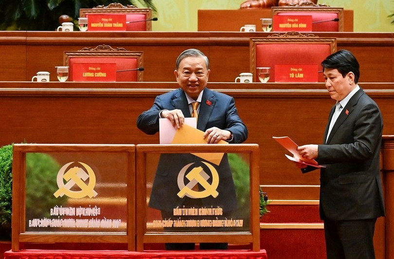 Tổng bí thư Tô Lâm tái đắc cử Ban Chấp hành Trung ương khóa XIV