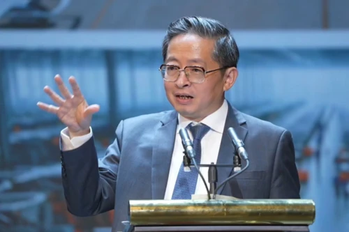 Chủ tịch CT Group Trần Kim Chung phát biểu tại hội nghị.