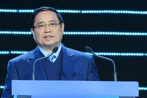 Thủ tướng Phạm Minh Chính phát biểu tại Lễ khai mạc Techfest Việt Nam 2025.