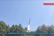 Phóng tên lửa Iskander-K. Ảnh minh họa video.