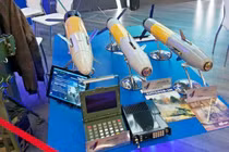 Ba loại đạn pháo, súng cối dẫn đường laser Krasnopol, Gran và Kitolov. Ảnh TASS.