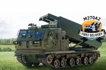 Hệ thống pháo phản lực tên lửa (MLRS) Lockheed Martin M270A2. Ảnh Lockheed Martin