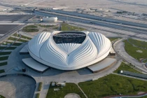 Sân vận đông World Cup ở Qatar. Ảnh video Engineering Interesting.