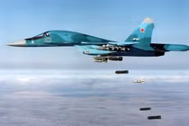 Không quân Nga không kích.