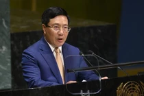 Phó Thủ tướng Phạm Bình Minh phát biểu trước lãnh đạo và đại diện 193 quốc gia thành viên LHQ.