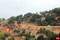 Một góc Dự án Khu Du lịch sinh thái biển Tiên Sa (Thọ Quang, Sơn Trà, Đà Nẵng) trong giai đoạn xây dựng gây hại đến hệ sinh thái bán đảo Sơn Trà.