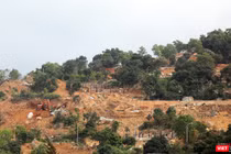 Một góc Dự án Khu Du lịch sinh thái biển Tiên Sa (Thọ Quang, Sơn Trà, Đà Nẵng) trong giai đoạn xây dựng gây hại đến hệ sinh thái bán đảo Sơn Trà.