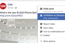Vừa qua Facebook đã âm thầm bổ sung tính năng Snooze, cho phép người dùng tạm thời “nghỉ chơi” với bạn bè. 