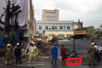 Hiện trường vụ tai nạn.