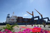  Sau gần 1 năm thi công, dự án mở rộng Cảng Chu Lai-Khu kinh tế mở Chu Lai (Quảng Nam) đã hoàn thành