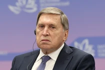 Ông Yury Ushakov, trợ lý chính sách đối ngoại của Tổng thống Nga Vladimir Putin, tại Vladivostok, Nga ngày 5/9. Ảnh: Sputnik.