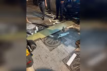 Hiện trường vụ nổ xảy ra tại Tel Aviv, Israel ()Ảnh: RT