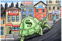 [ĐỌC CHẬM CUỐI TUẦN]: Cuộc 'suy thoái toàn dụng lao động' lạ kỳ của kinh tế Mỹ (Ảnh minh họa: Wall Street Journal)