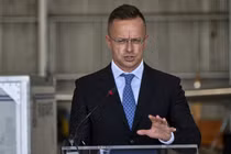 Bộ trưởng Ngoại giao Hungary Peter Szijjarto. Ảnh: Getty.