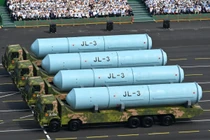 JL-3 là tên lửa đạn đạo liên lục địa thế hệ thứ ba, phóng từ tàu ngầm. Ảnh: Xinhua.