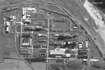 Tổ hợp Cơ sở Nghiên cứu Hạt nhân Yongbyon được chụp từ không gian vào năm 2021. Ảnh: Maxar Technologies.