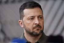 Tổng thống Ukraine Volodymyr Zelensky tại Brussels, Bỉ ngày 27/6 (Ảnh: Getty)