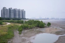 Dự án Forest City ở Malaysia mới hoàn thành 15%, chỉ có 1 4 bốn hòn đảo được quy hoạch trên đất khai hoang được xây dựng (Ảnh: WSJ)