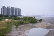 Dự án Forest City ở Malaysia mới hoàn thành 15%, chỉ có 1 4 bốn hòn đảo được quy hoạch trên đất khai hoang được xây dựng (Ảnh: WSJ)