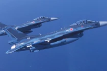 Máy bay chiến đấu F-2 của Lực lượng Phòng vệ Trên không Nhật Bản. Ảnh: MW.