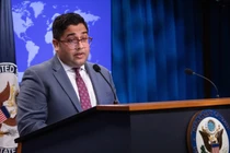 Phát ngôn viên Bộ Ngoại giao Mỹ Vedant Patel (Ảnh: Getty)