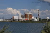 Nhà máy điện hạt nhân gần thành phố Yuzhnoukrainsk ở Ukraine. Ảnh: Getty.