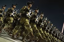 Lực lượng lục quân Triều Tiên trong một cuộc diễu binh. Ảnh: MW.