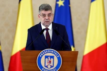 Thủ tướng Marcel Ciolacu phát biểu tại Bucharest, Romania ngày 23/12. Ảnh: RT.