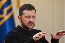 Tổng thống Ukraine Volodymyr Zelensky. Ảnh: Getty.