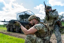 Binh sĩ thuộc Lữ đoàn 158 của Ukraine. Ảnh: MW.