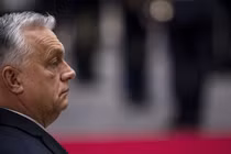 Thủ tướng Hungary Viktor Orban tại Rome, Italy ngày 27/10. Ảnh: Getty.