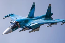 Chiến đấu cơ Su-34 của quân đội Nga. Ảnh: MW.