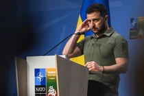 Tổng thống Ukraine Volodymyr Zelensky. Ảnh: Getty.