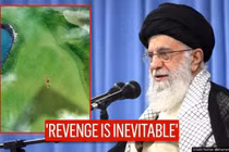 Lãnh tụ tối cao Iran và bức ảnh được đăng tải trên Twitter (Ảnh: AP)