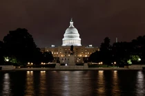 Tòa nhà Quốc hội Mỹ trên Đồi Capitol ở Washington, D.C., Mỹ ngày 17/9. Ảnh: Reuters.