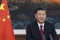 Chủ tịch Trung Quốc Tập Cận Bình có cuộc điện đàm với Thủ tướng Nhật Bản Fumio Kishida hôm 8/10 (Ảnh: AP)