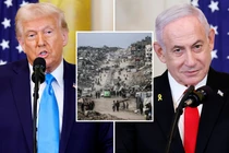 Tổng thống Mỹ Donald Trump đưa ra kế hoạch về Gaza trong lúc họp báo với Thủ tướng Israel Benjamin Netanyahu. Ảnh: Fox News.