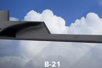 Bức ảnh đầu tiên về B-21 Raider được Không quân Mỹ đăng tải hồi tháng 2/2021 (Ảnh: USAF)